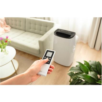 Sencor - Inteligentná mobilná klimatizácia 4 v 1 vrátane kompletného príslušenstva 1700 W/230 V 12 000 BTU Wi-Fi biela + diaľkové ovládanie