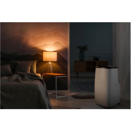Sencor - Inteligentná mobilná klimatizácia 4 v 1 vrátane kompletného príslušenstva 1700 W/230 V 12 000 BTU Wi-Fi biela + diaľkové ovládanie
