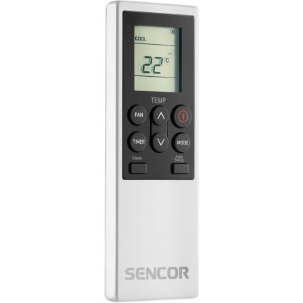 Sencor - Inteligentná mobilná klimatizácia 4 v 1 vrátane kompletného príslušenstva 1700 W/230 V 12 000 BTU Wi-Fi biela + diaľkové ovládanie