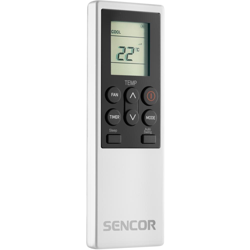 Sencor - Inteligentná mobilná klimatizácia 4 v 1 vrátane kompletného príslušenstva 1700 W/230 V 12 000 BTU Wi-Fi biela + diaľkové ovládanie