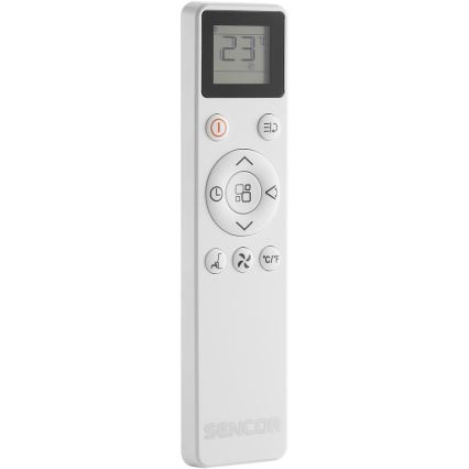 Sencor - Inteligentná prenosná klimatizácia 5 v 1 vrátane kompletného príslušenstva 733W/230V 9000 BTU Wi-Fi biela + diaľkové ovládanie