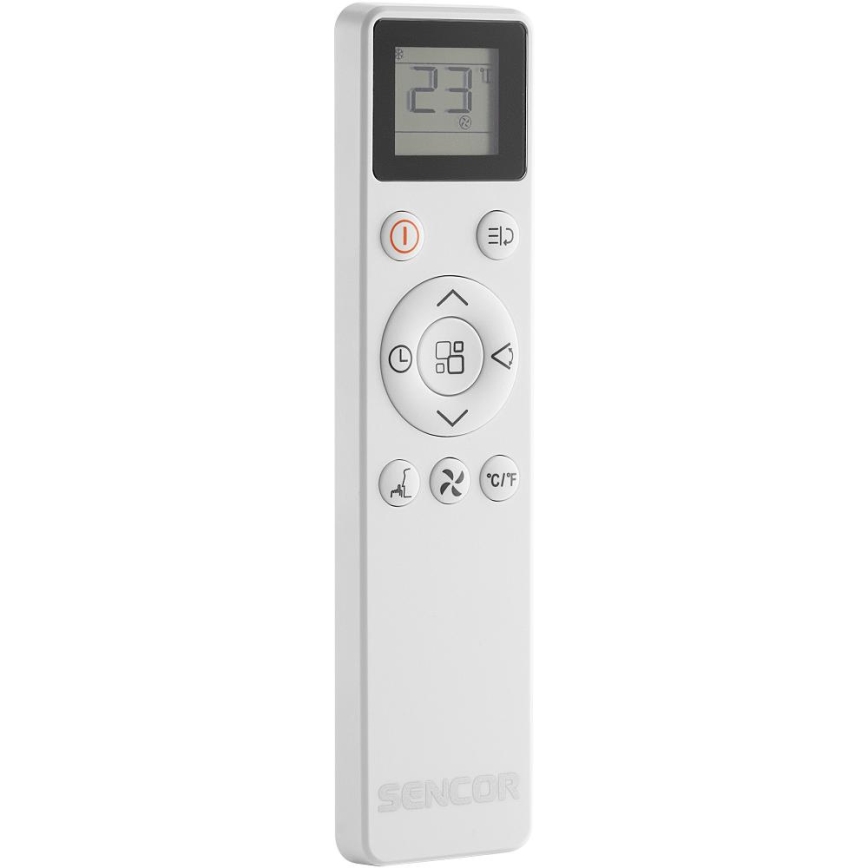 Sencor - Inteligentná prenosná klimatizácia 5 v 1 vrátane kompletného príslušenstva 733W/230V 9000 BTU Wi-Fi biela + diaľkové ovládanie