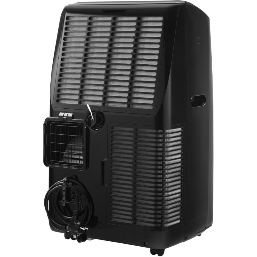 Sencor - Inteligentná mobilná klimatizácia vrátane kompletného príslušenstva 900W/230V 9000 BTU Wi-Fi čierna + diaľkové ovládanie