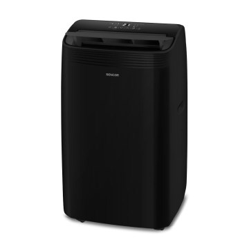 Sencor - Inteligentná mobilná klimatizácia vrátane kompletného príslušenstva 900W/230V 9000 BTU Wi-Fi čierna + diaľkové ovládanie