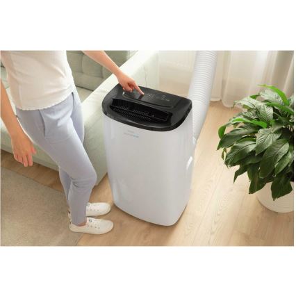 Sencor - Inteligentná mobilná klimatizácia 4 v 1 vrátane kompletného príslušenstva 1750 W/230 V 18 000 BTU Wi-Fi biela + diaľkové ovládanie