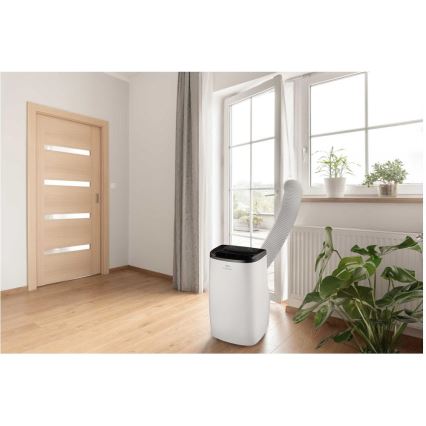 Sencor - Inteligentná mobilná klimatizácia 4 v 1 vrátane kompletného príslušenstva 1750 W/230 V 18 000 BTU Wi-Fi biela + diaľkové ovládanie