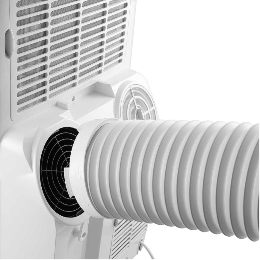 Sencor - Inteligentná mobilná klimatizácia 4 v 1 vrátane kompletného príslušenstva 1750 W/230 V 18 000 BTU Wi-Fi biela + diaľkové ovládanie