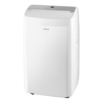 Sencor - Inteligentná prenosná klimatizácia 5 v 1 vrátane kompletného príslušenstva 733W/230V 9000 BTU Wi-Fi biela + diaľkové ovládanie