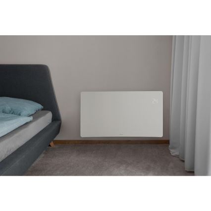Sencor - Inteligentný elektrický priamotop/konvektor 1200/2400W/230V IP24 Wi-Fi biela