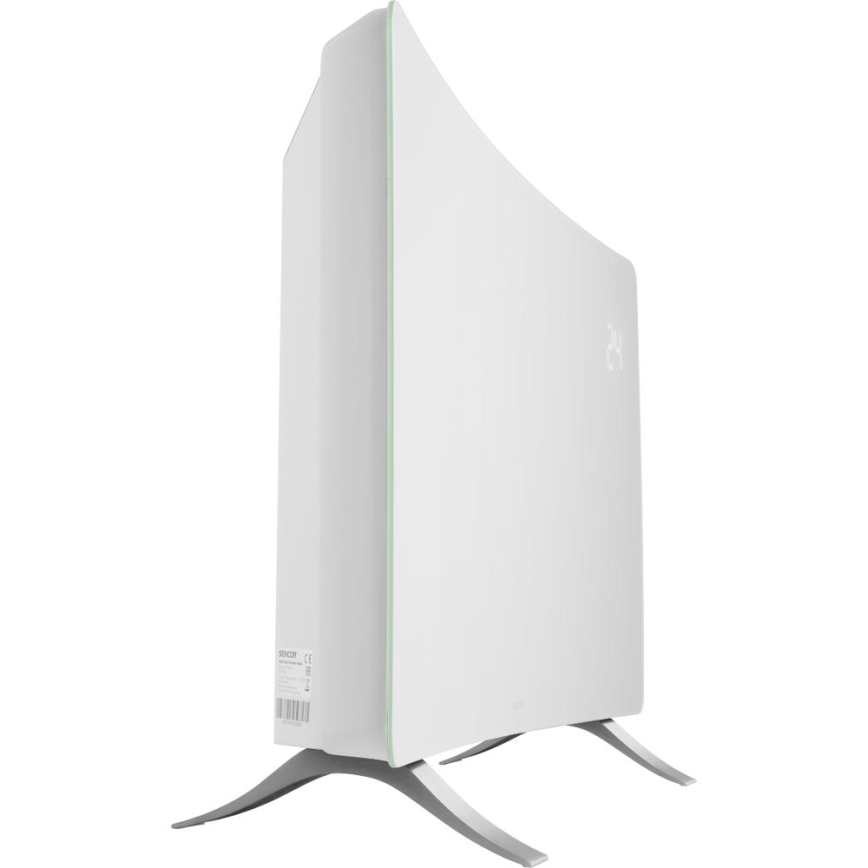 Sencor - Inteligentný elektrický priamotop/konvektor 1200/2400W/230V IP24 Wi-Fi biela