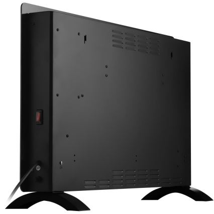 Sencor - Inteligentný elektrický priamotop/konvektor 2000W/230V IP24 Wi-Fi čierna + diaľkové ovládanie