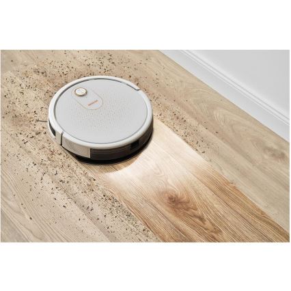 Sencor - Inteligentný robotický vysávač s mopom 2v1 28W/2600 mAh Wi-Fi biela + diaľkové ovládanie