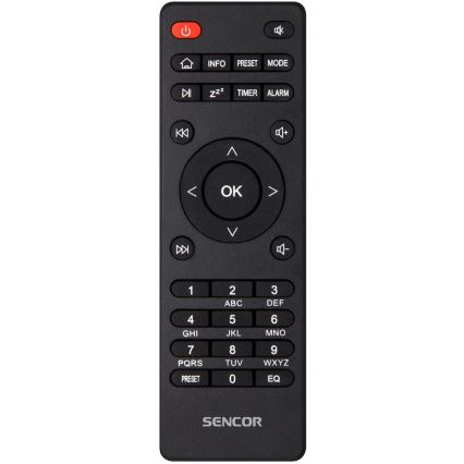 Sencor - Internetové rádio 14W/5V Wi-Fi + diaľkové ovládanie