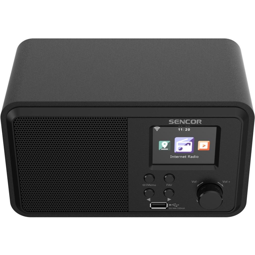 Sencor - Internetové rádio 4W/5V Wi-Fi + diaľkové ovládanie
