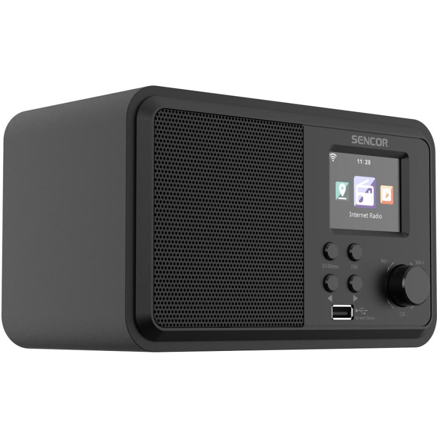 Sencor - Internetové rádio 4W/5V Wi-Fi + diaľkové ovládanie