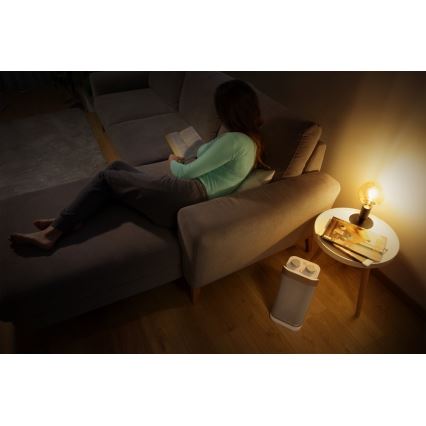 Sencor - Keramický ventilátor s vykurovacím telesom a termostatom 1000/2000W/230V