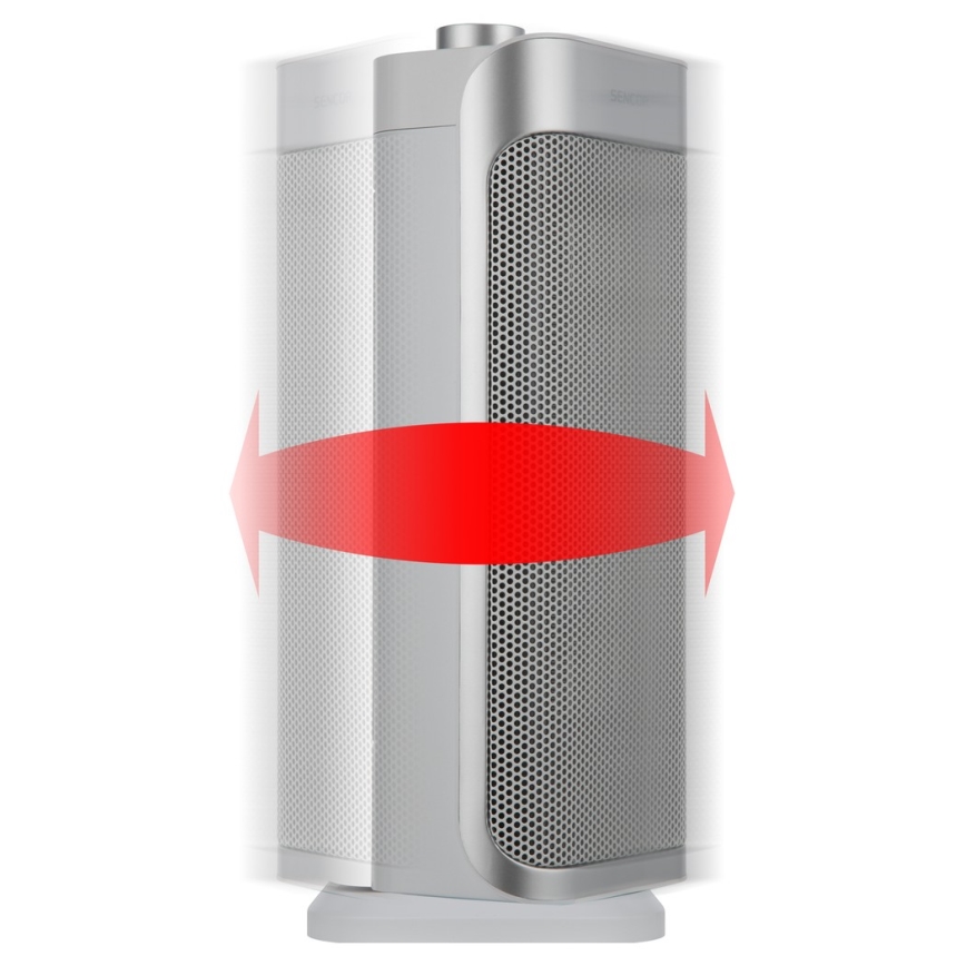 Sencor - Keramický ventilátor s vykurovacím telesom a termostatom 1000/2000W/230V