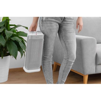 Sencor - Keramický ventilátor s vykurovacím telesom a termostatom 1000/2000W/230V
