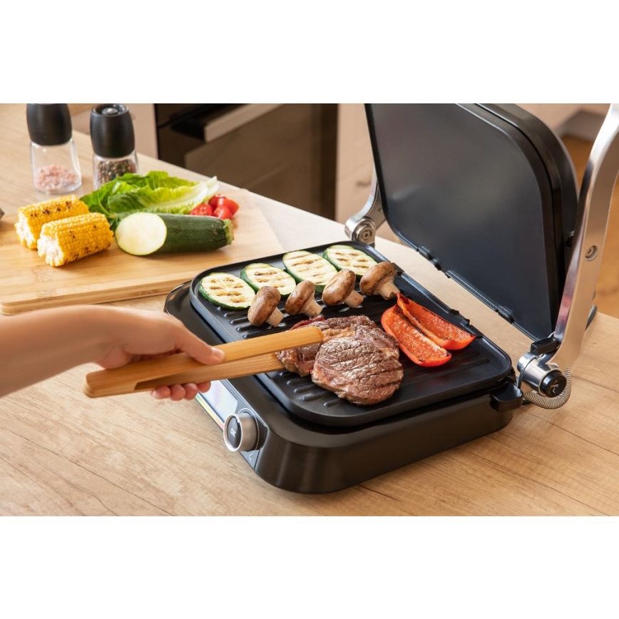 Sencor - Kontaktný gril 2100W/230V čierna