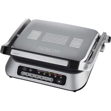 Sencor - Kontaktný gril 2100W/230V matný chróm