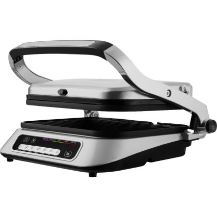 Sencor - Kontaktný gril 2100W/230V matný chróm