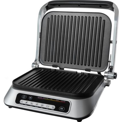 Sencor - Kontaktný gril 2100W/230V matný chróm