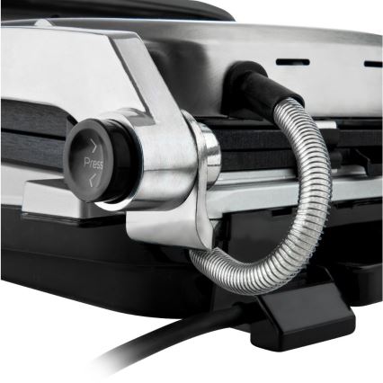 Sencor - Kontaktný gril 2100W/230V matný chróm