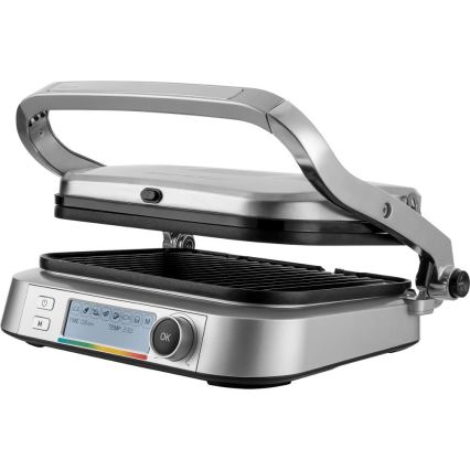 Sencor - Kontaktný gril 2100W/230V matný chróm