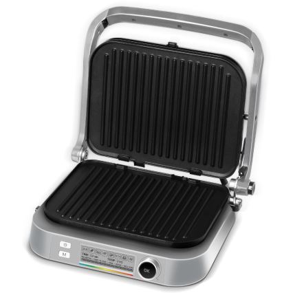 Sencor - Kontaktný gril 2100W/230V matný chróm