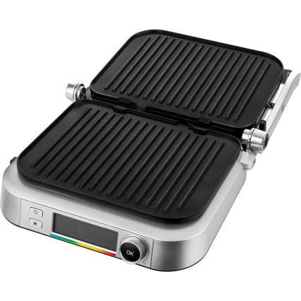 Sencor - Kontaktný gril 2100W/230V matný chróm