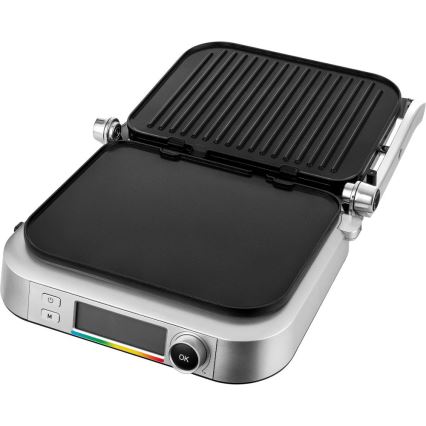 Sencor - Kontaktný gril 2100W/230V matný chróm