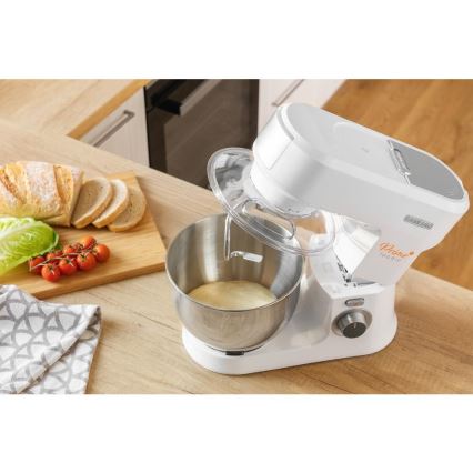 Sencor - Kuchynský robot s nerezovou misou 1000W/230V biela