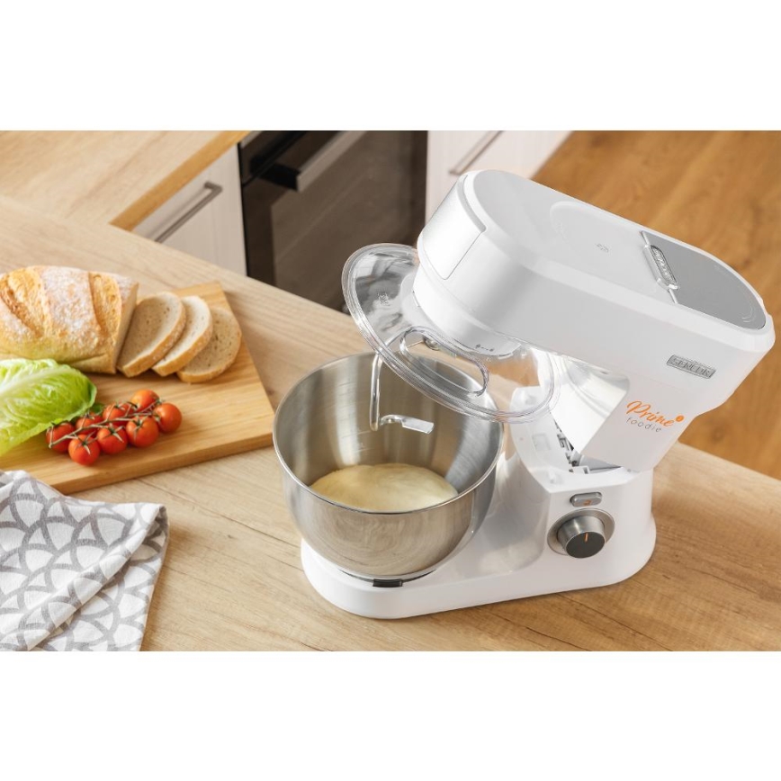 Sencor - Kuchynský robot s nerezovou misou 1000W/230V biela