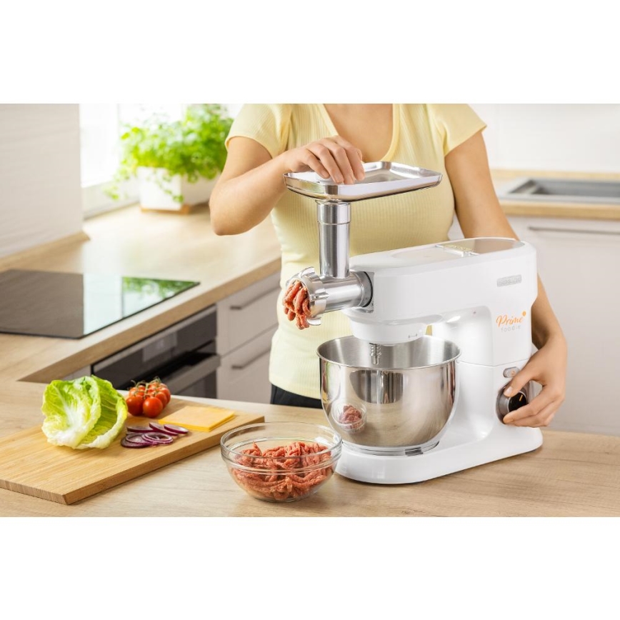 Sencor - Kuchynský robot s nerezovou misou 1000W/230V biela