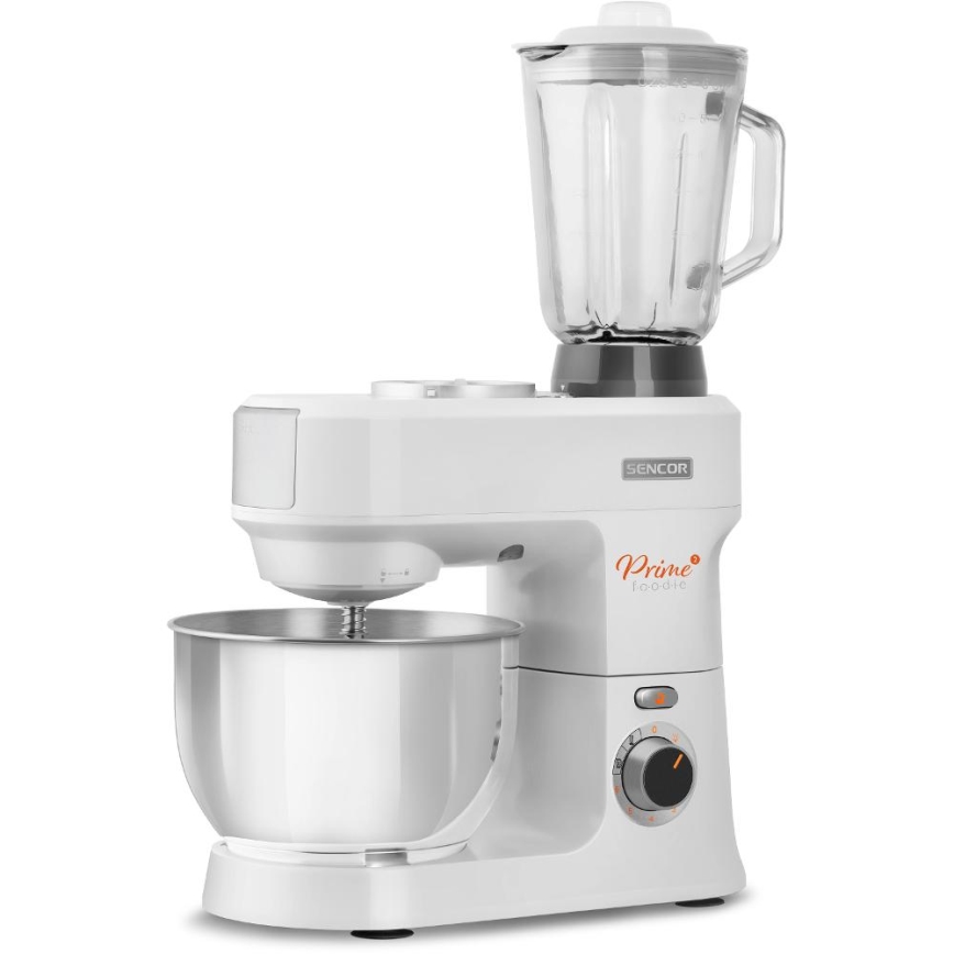 Sencor - Kuchynský robot s nerezovou misou 1000W/230V biela