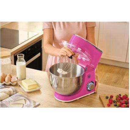 Sencor - Kuchynský robot s nerezovou misou 1300W/230V ružová