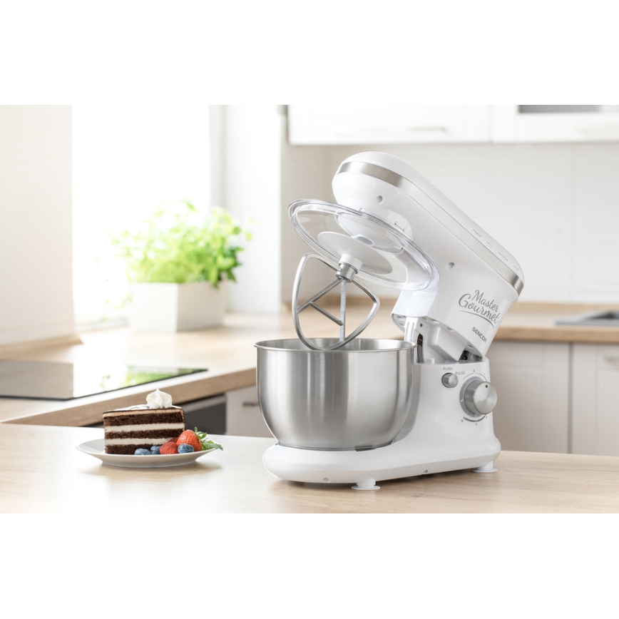 Sencor - Kuchynský robot s nerezovou misou 600W/230V