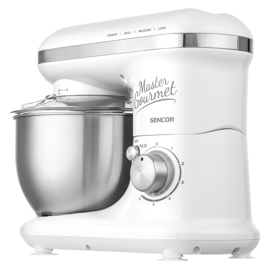 Sencor - Kuchynský robot s nerezovou misou 600W/230V