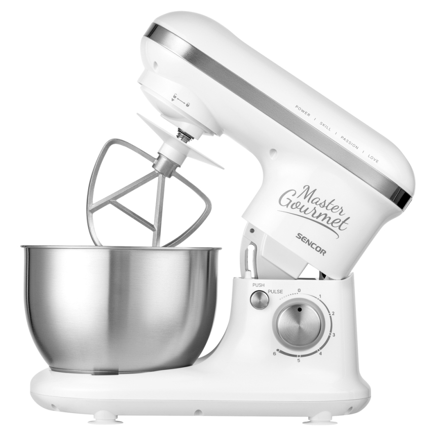 Sencor - Kuchynský robot s nerezovou misou 600W/230V
