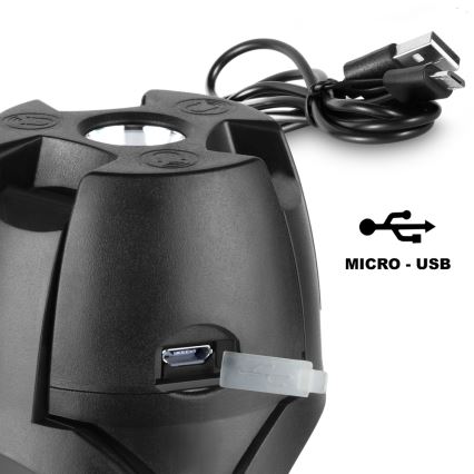 Sencor - nabíjateľná kempingová LED svietilka so solárnym panelom LED/3W/1600 mAh IPX4