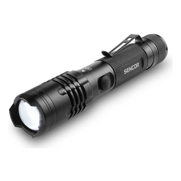 Sencor - LED Nabíjacia baterka LED/10W IP22 čierna