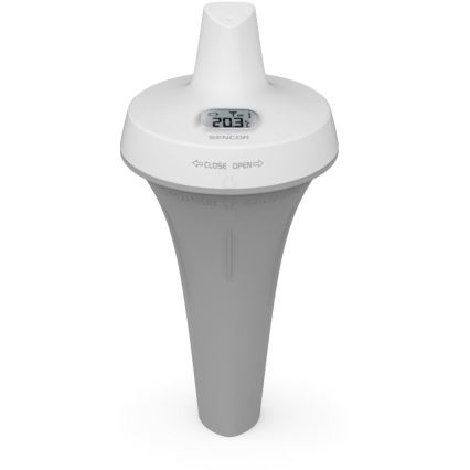 Sencor - Meriaca stanica s bezdrôtovým bazénovým plávajúcim senzorom 2xAA + 2xAA IPX7