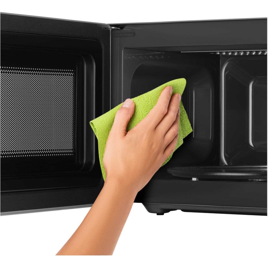 Sencor - Mikrovlnná rúra s funkciou grilu 700W/1000W/230V 20 l matný chróm