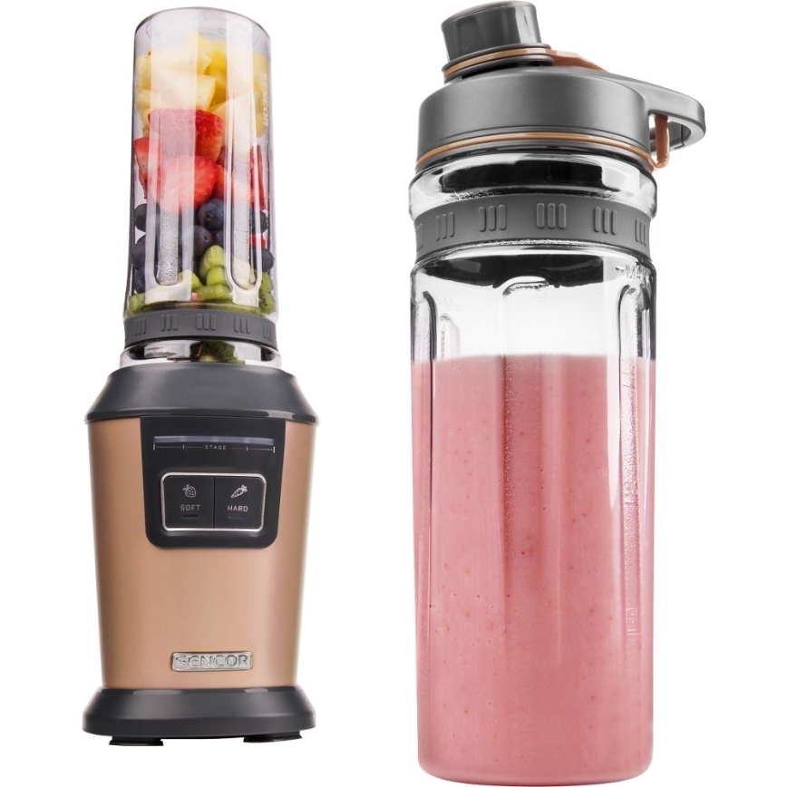 Sencor - mixér na smoothie s príslušenstvom 800W/230V medený