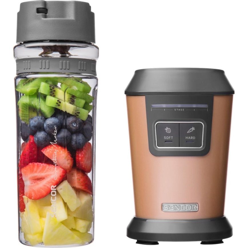 Sencor - mixér na smoothie s príslušenstvom 800W/230V medený