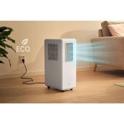 Sencor - Mobilná klimatizácia 4 v 1 200W/230V 1800 BTU biela + diaľkové ovládanie