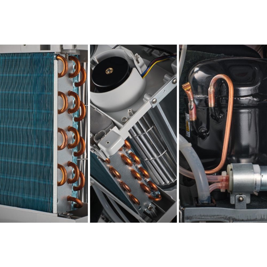 Sencor - Mobilná klimatizácia 4 v 1 200W/230V 1800 BTU biela + diaľkové ovládanie