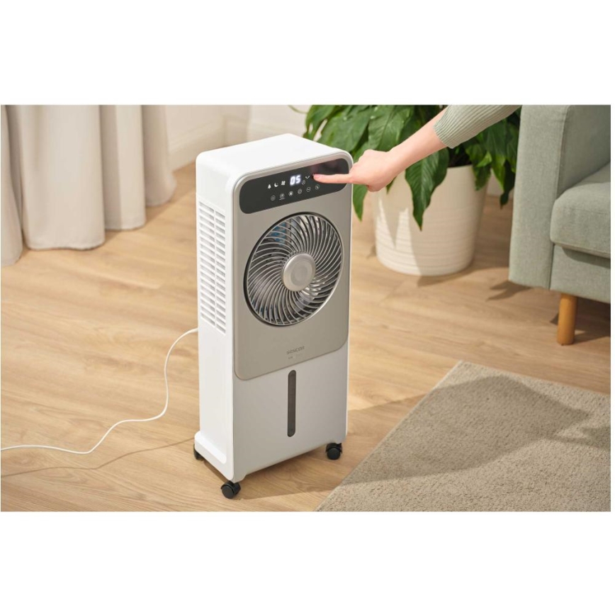 Sencor - Mobilný ochladzovač vzduchu 28W/230V šedá + diaľkové ovládanie