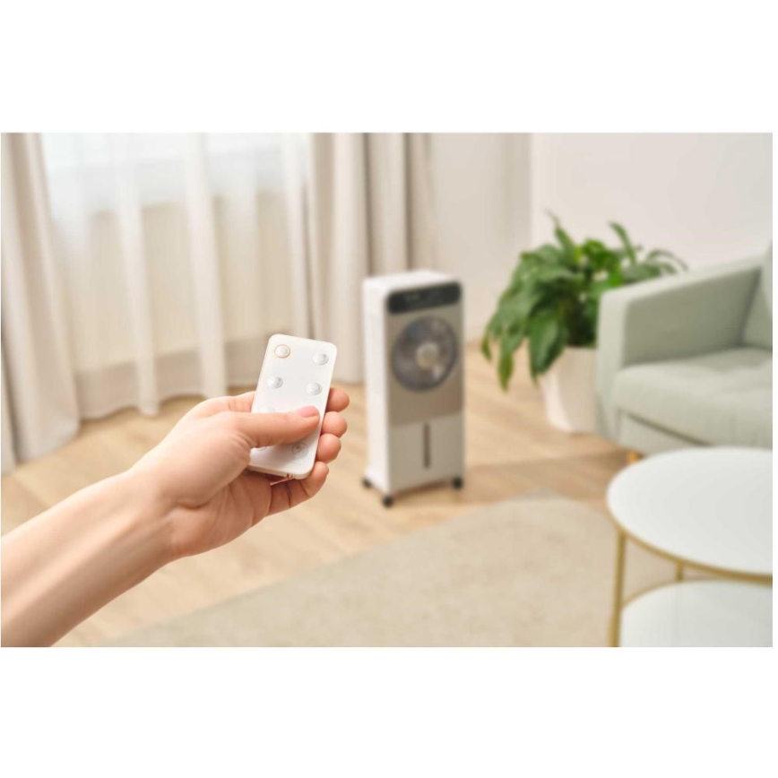 Sencor - Mobilný ochladzovač vzduchu 28W/230V šedá + diaľkové ovládanie