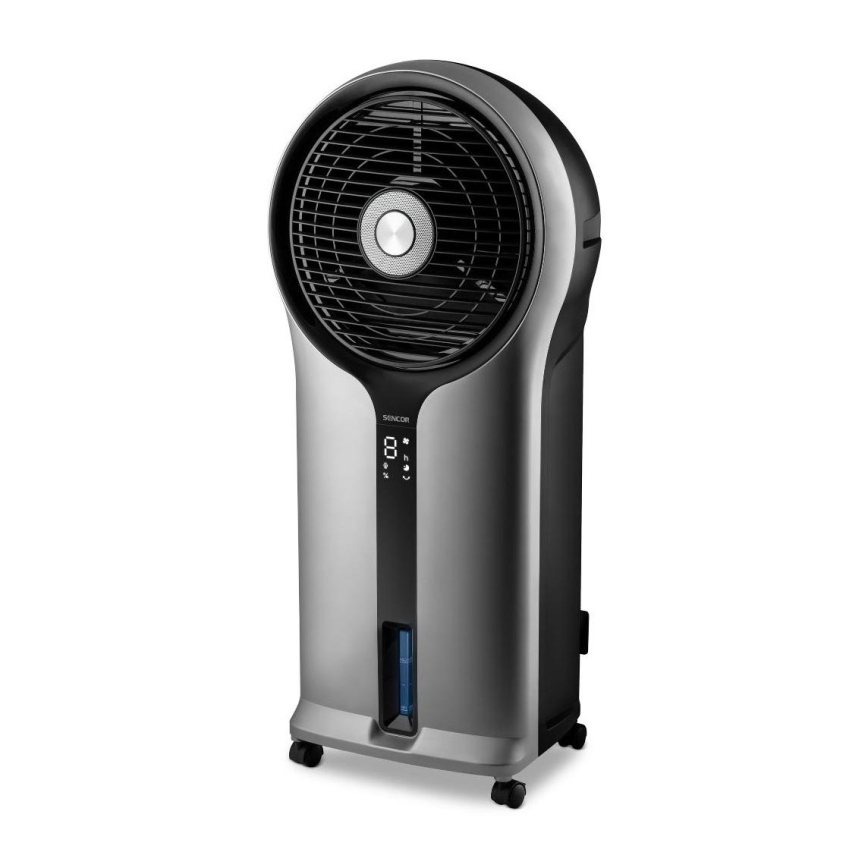 Sencor - Mobilný ochlazovač vzduchu 3v1 110W/230V strieborná/čierna + diaľkové ovládanie